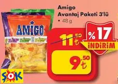 AMİGO AVANTAJ PAKETİ 3'LÜ 48 G